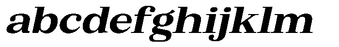 Bruchey Bold Slanted Expanded FONT