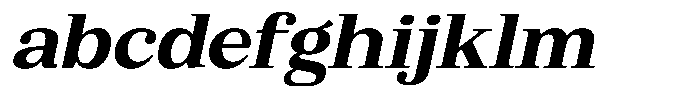 Bruchey Bold Slanted Semi Expanded FONT