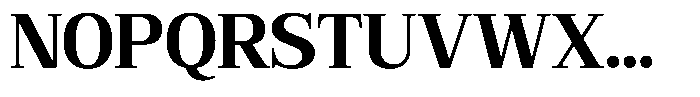 Bruchey Bold Font UPPERCASE