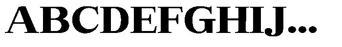Bruchey Extra Expanded Font UPPERCASE