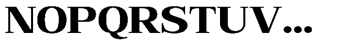 Bruchey Extra Expanded Font UPPERCASE