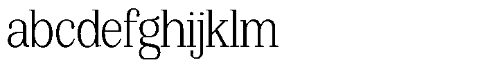 Bruchey Extra Light Semi Condensed FONT