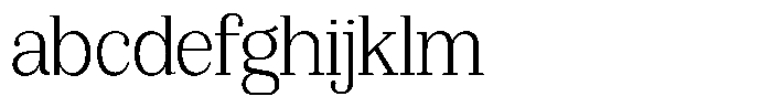 Bruchey Extra Light FONT