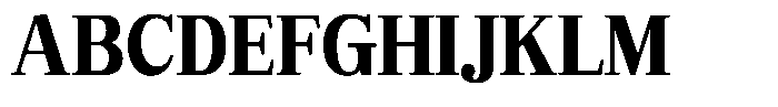 Bruchey Extra Semi Condensed Font UPPERCASE
