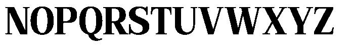 Bruchey Extra Semi Condensed Font UPPERCASE