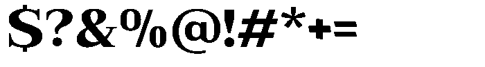 Bruchey Extra Semi Expanded Font OTHER CHARS