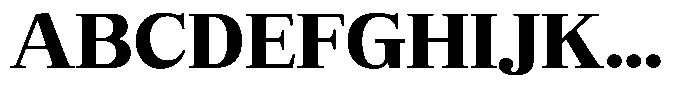 Bruchey Extra Semi Expanded Font UPPERCASE