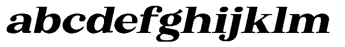 Bruchey Extra Slanted Expanded FONT