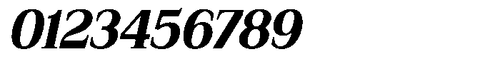 Bruchey Extra Slanted Semi Condensed Font OTHER CHARS