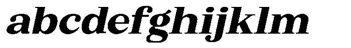 Bruchey Extra Slanted Semi Expanded FONT