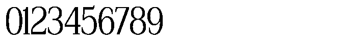 Bruchey Light Condensed Font OTHER CHARS