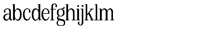 Bruchey Light Condensed FONT