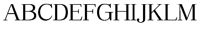 Bruchey Light Expanded Font UPPERCASE
