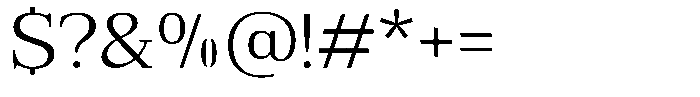 Bruchey Light Semi Expanded Font OTHER CHARS