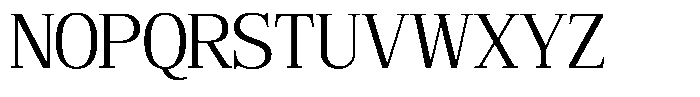 Bruchey Light Font UPPERCASE