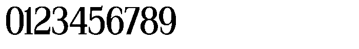 Bruchey Medium Condensed Font OTHER CHARS