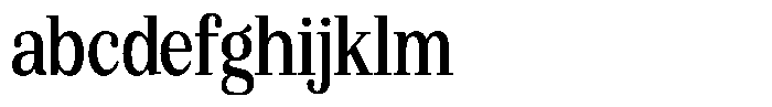 Bruchey Medium Condensed FONT