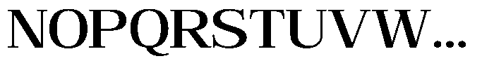 Bruchey Medium Expanded Font UPPERCASE