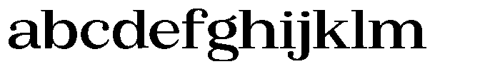 Bruchey Medium Expanded FONT
