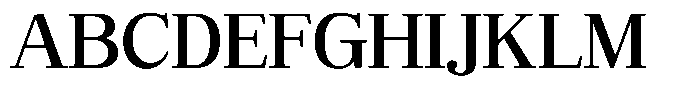 Bruchey Medium Semi Expanded Font UPPERCASE