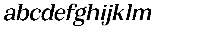 Bruchey Medium Slanted FONT