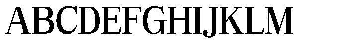 Bruchey Medium Font UPPERCASE