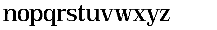 Bruchey Medium Font LOWERCASE