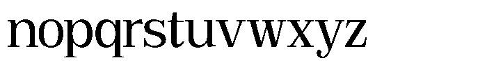 Bruchey Regular Font LOWERCASE