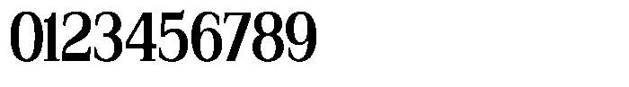 Bruchey Semi Bold Condensed Font OTHER CHARS