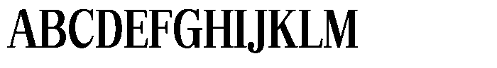 Bruchey Semi Bold Condensed Font UPPERCASE