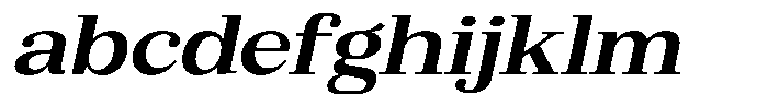 Bruchey Semi Bold Slanted Expanded FONT