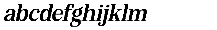 Bruchey Semi Bold Slanted Semi Condensed FONT