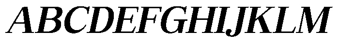 Bruchey Semi Bold Slanted Semi Expanded Font UPPERCASE