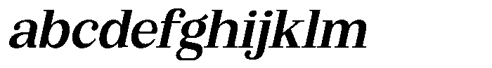 Bruchey Semi Bold Slanted FONT
