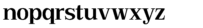 Bruchey Semi Bold Font LOWERCASE