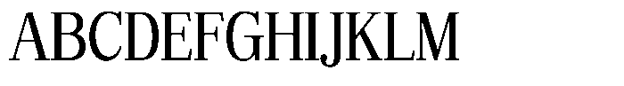 Bruchey Semi Condensed Font UPPERCASE