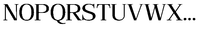Bruchey Semi Expanded Font UPPERCASE