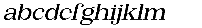 Bruchey Slanted Expanded FONT
