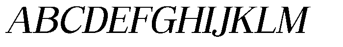 Bruchey Slanted Semi Expanded Font UPPERCASE