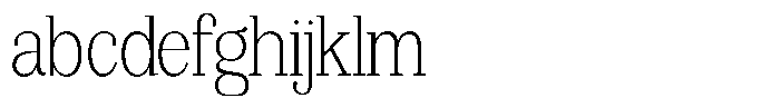 Bruchey Thin Semi Condensed FONT