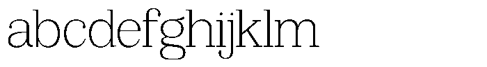 Bruchey Thin Semi Expanded FONT