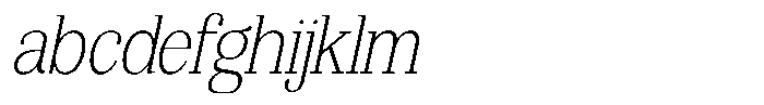 Bruchey Thin Slanted Semi Condensed FONT