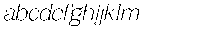 Bruchey Thin Slanted Semi Expanded FONT