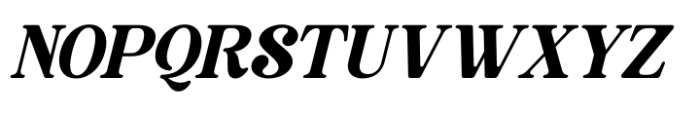 Bruge Vibes Italic Font UPPERCASE