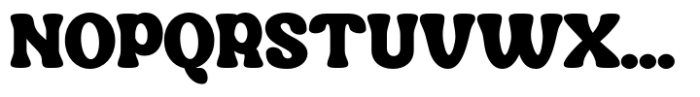 Brugty Font UPPERCASE