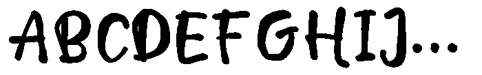 Brumello Font UPPERCASE