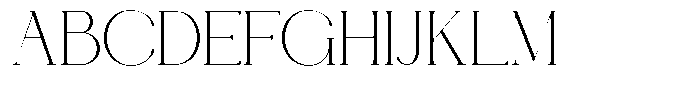 Brumer Font UPPERCASE