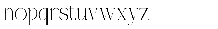 Brumer Font LOWERCASE