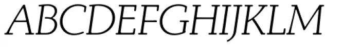 Brunch Pro Light Italic Font UPPERCASE