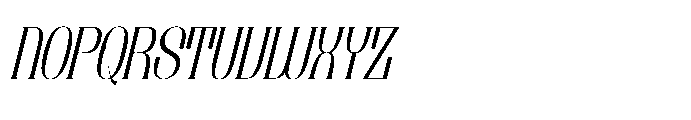 Brunelis Noctelle Italic Font UPPERCASE
